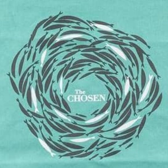 NWT The Chosen Cotton Tote Beach Grocery Book Travel Shoulder Bag Teal Gray MINT - Picture 3 of 10